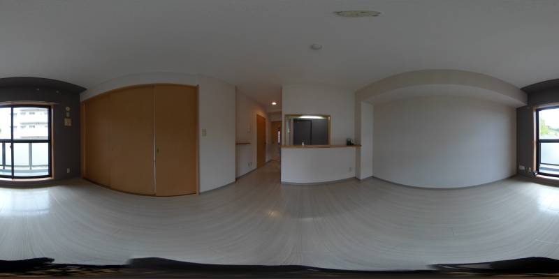 パノラマ画像リビング