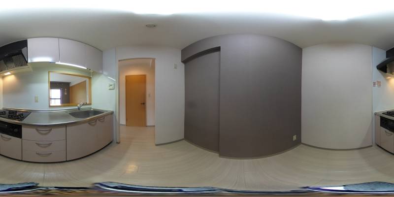 パノラマ画像キッチン