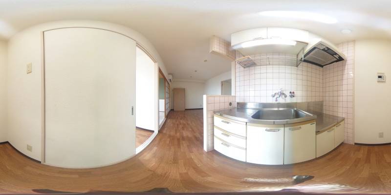 パノラマ画像キッチン