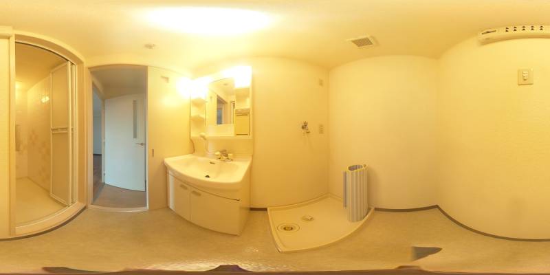 パノラマ画像洗面所