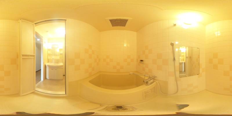 パノラマ画像バスルーム