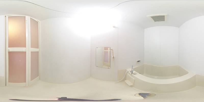 パノラマ画像バスルーム