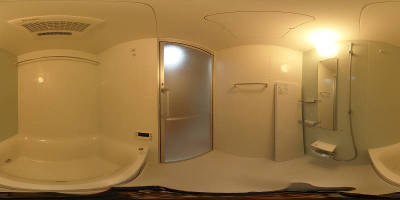 パノラマ画像バスルーム