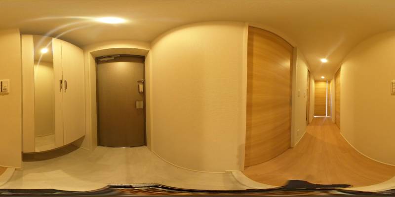 パノラマ画像玄関