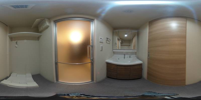 パノラマ画像洗面所