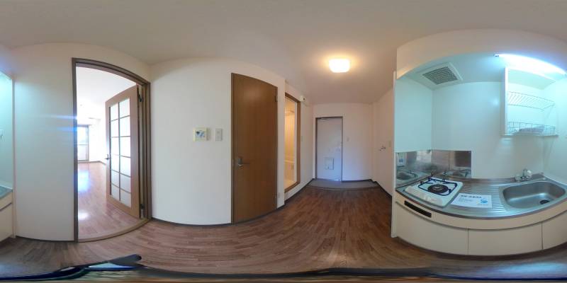 パノラマ画像キッチン