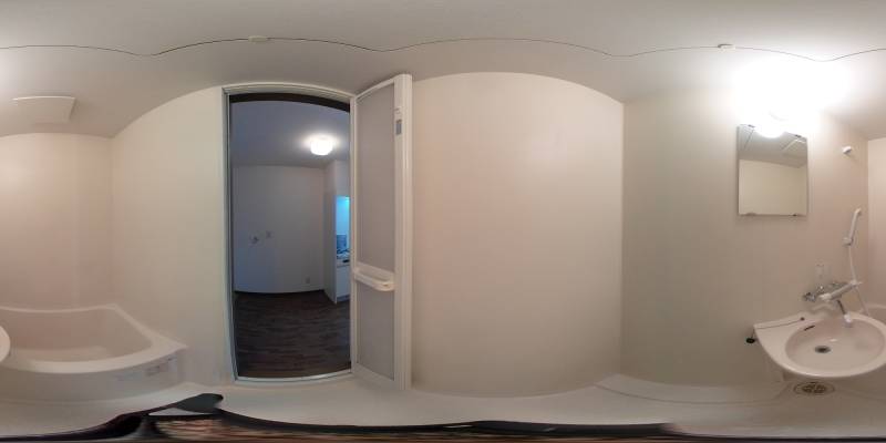 パノラマ画像バスルーム