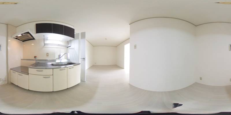 パノラマ画像キッチン