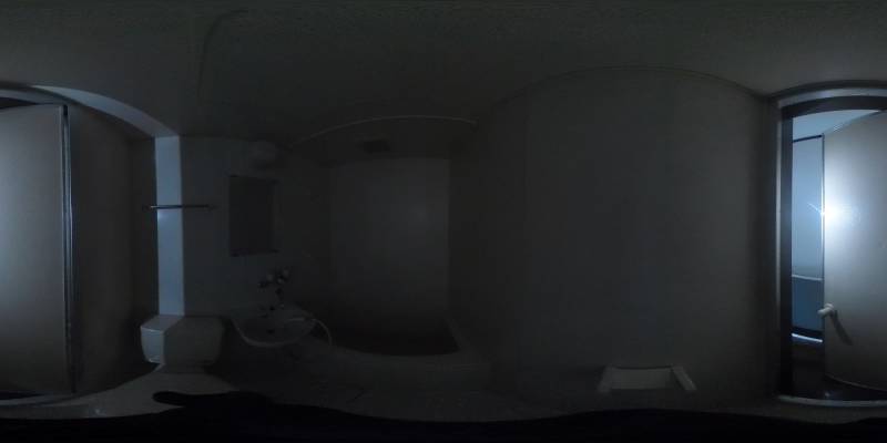 パノラマ画像バスルーム