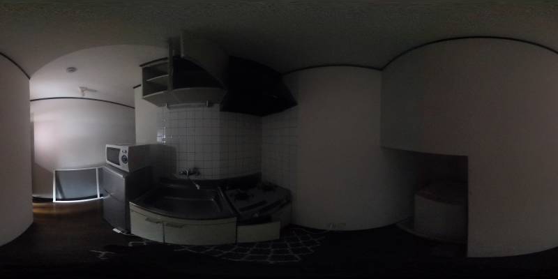 パノラマ画像キッチン