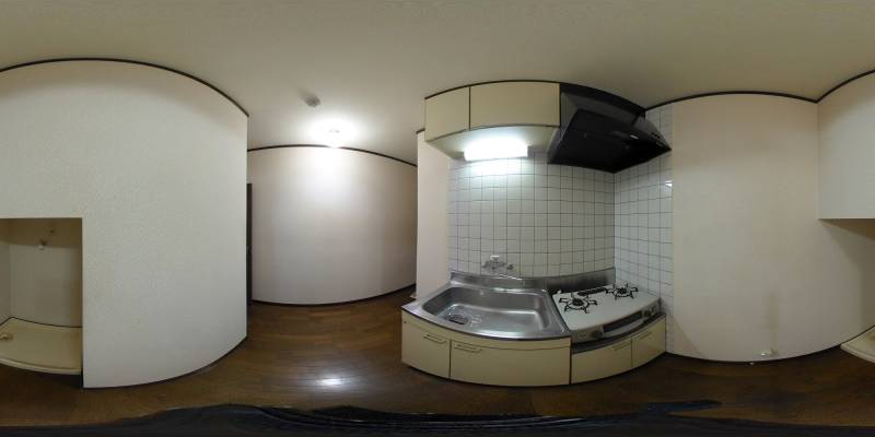 パノラマ画像キッチン