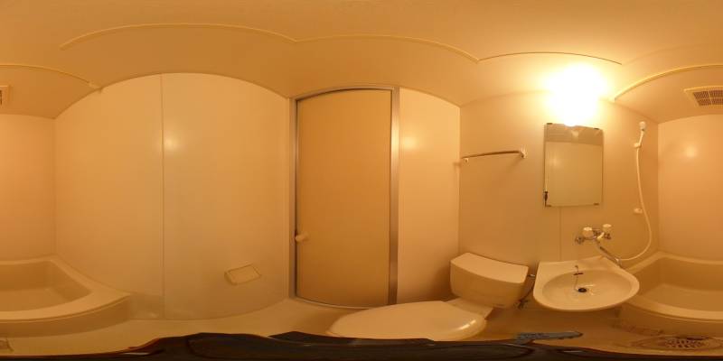 パノラマ画像バスルーム