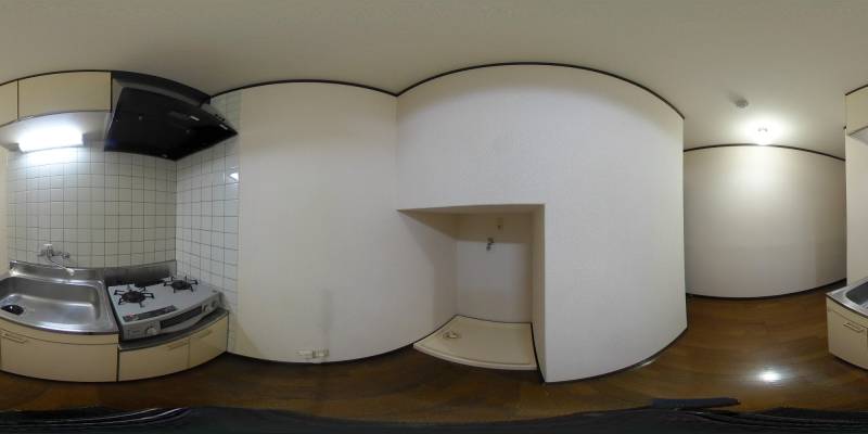 パノラマ画像キッチン