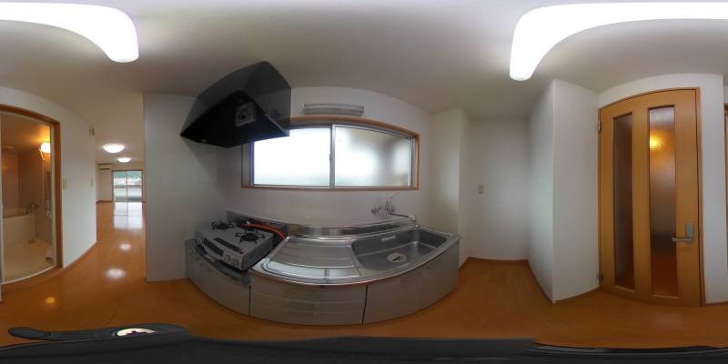 パノラマ画像キッチン