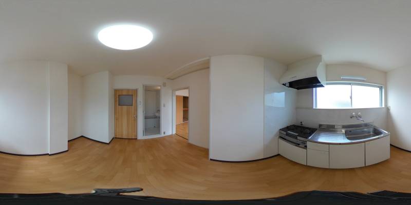 パノラマ画像キッチン