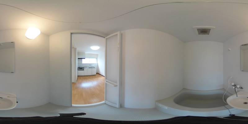 パノラマ画像バスルーム
