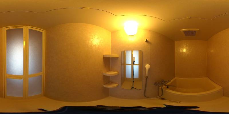 パノラマ画像バスルーム