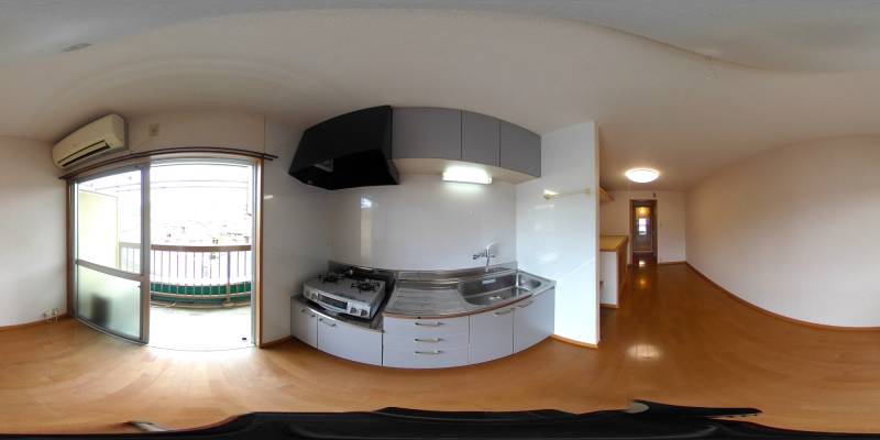 パノラマ画像キッチン