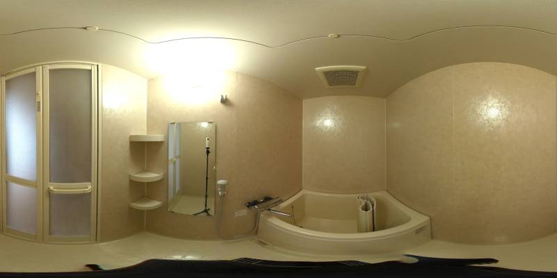 パノラマ画像バスルーム