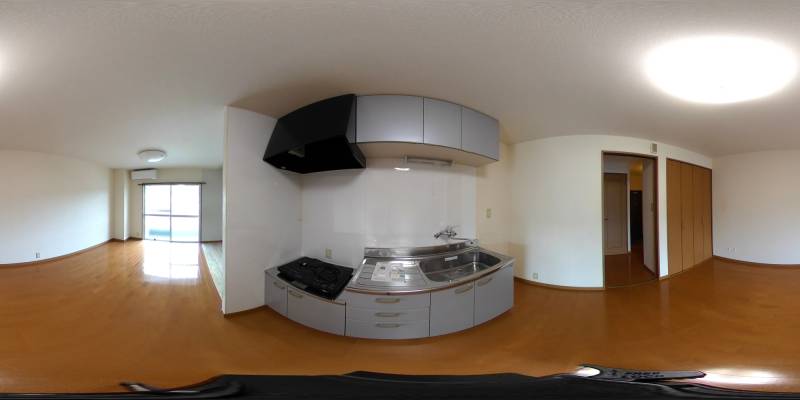 パノラマ画像キッチン