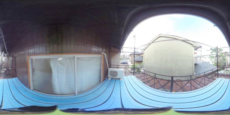 パノラマ画像バルコニー