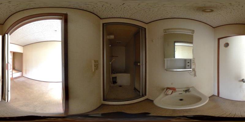 パノラマ画像洗面所