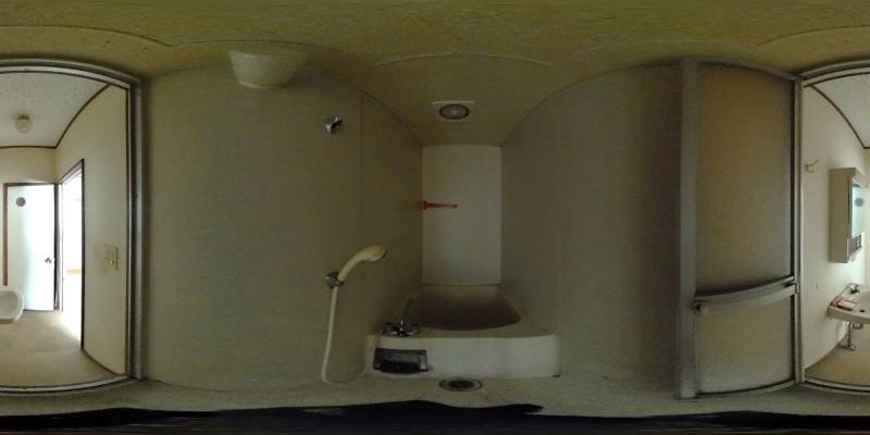 パノラマ画像バスルーム