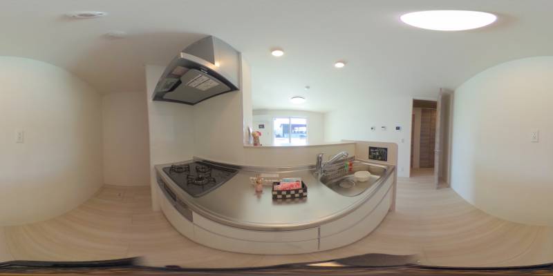 パノラマ画像キッチン