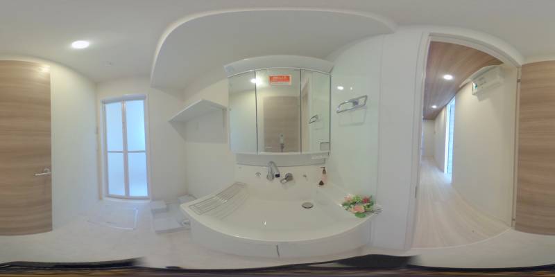 パノラマ画像洗面所