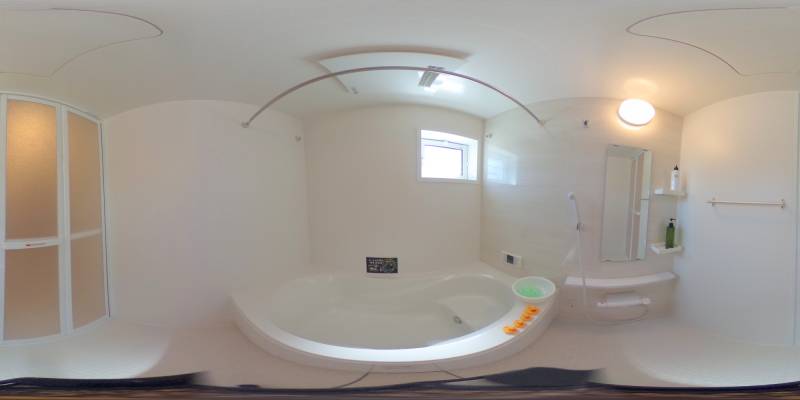 パノラマ画像バスルーム