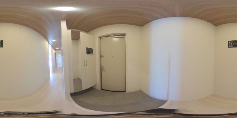 パノラマ画像玄関