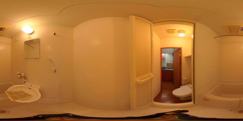 パノラマ画像バスルーム