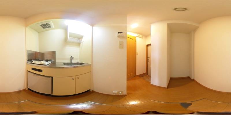 パノラマ画像キッチン