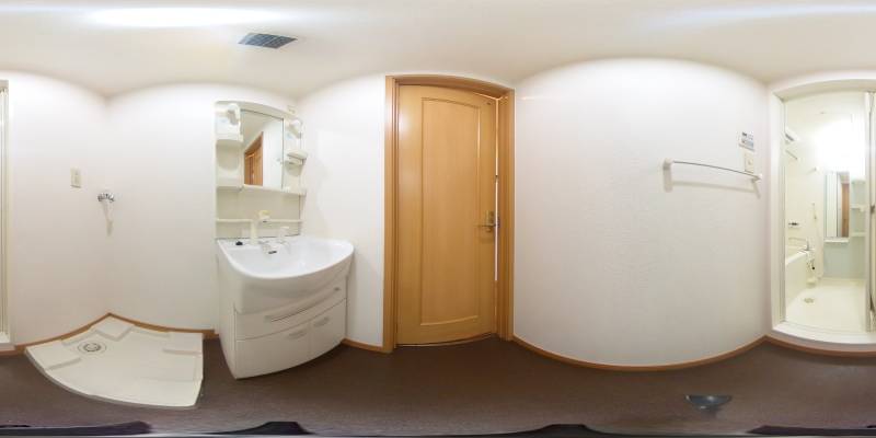 パノラマ画像洗面所