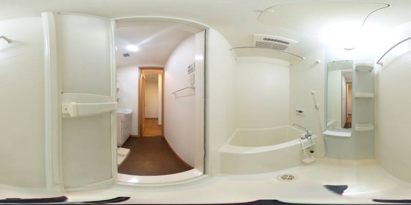 パノラマ画像バスルーム