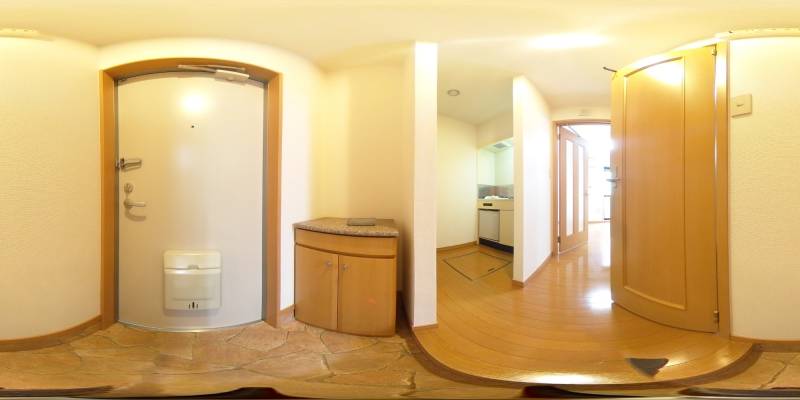 パノラマ画像玄関