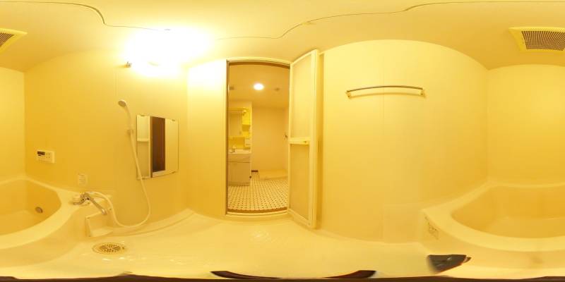 パノラマ画像バスルーム