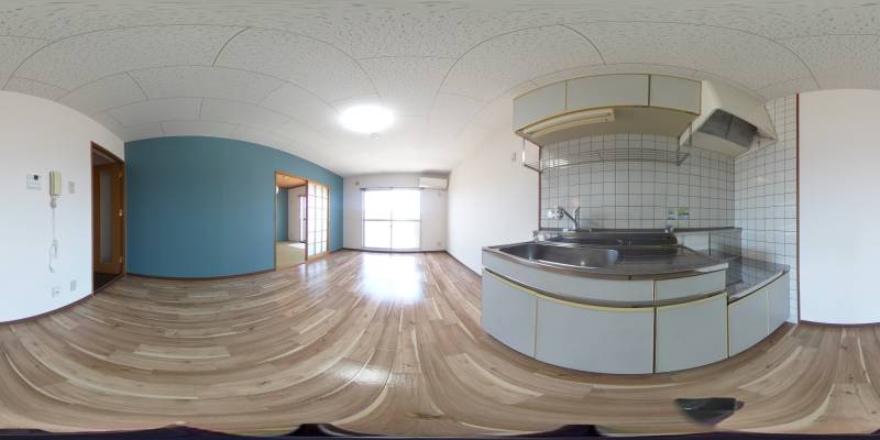 パノラマ画像キッチン