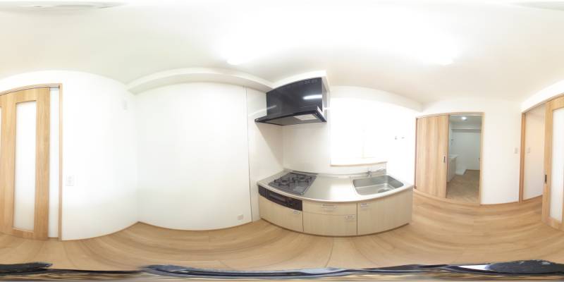 パノラマ画像キッチン