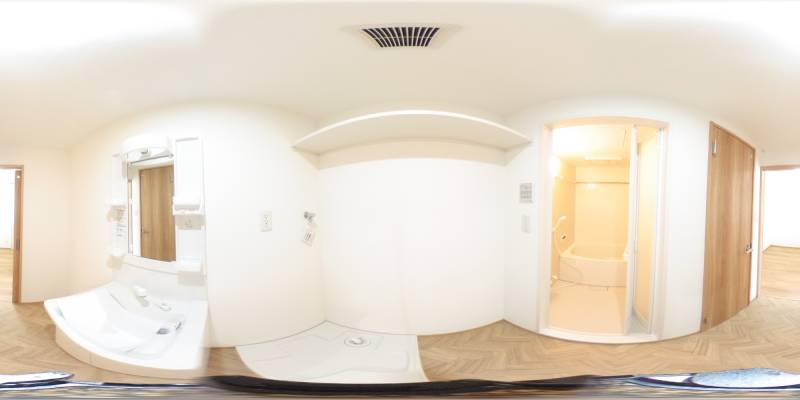 パノラマ画像洗面所