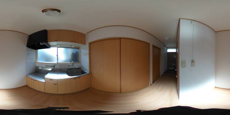 パノラマ画像キッチン