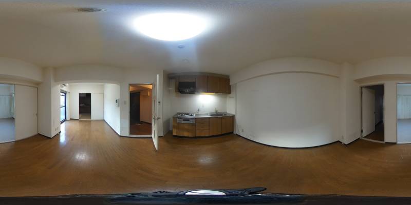 パノラマ画像キッチン