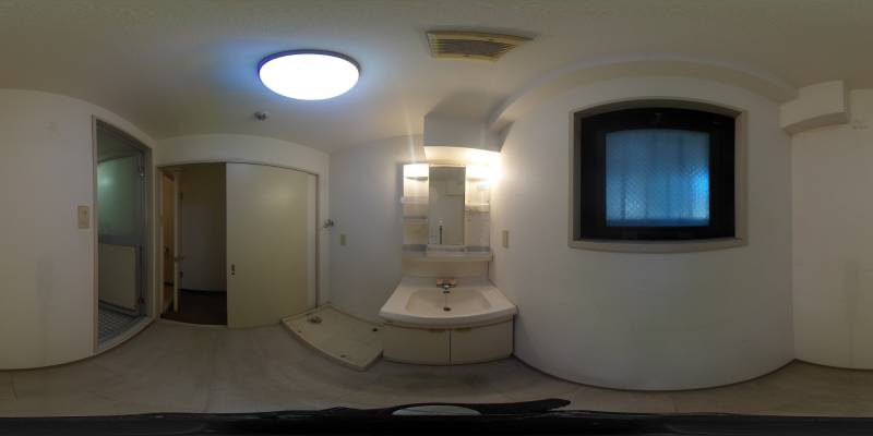 パノラマ画像洗面所