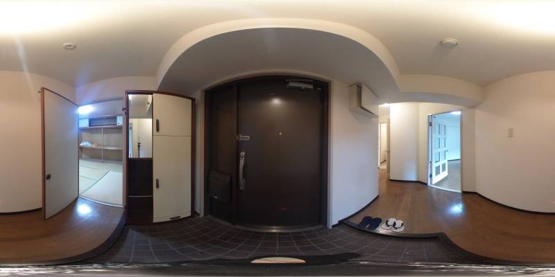 パノラマ画像玄関