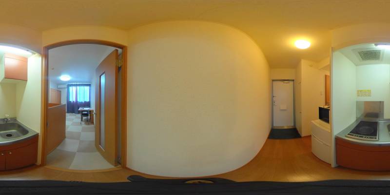 パノラマ画像キッチン