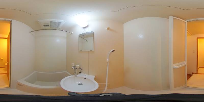 パノラマ画像バスルーム