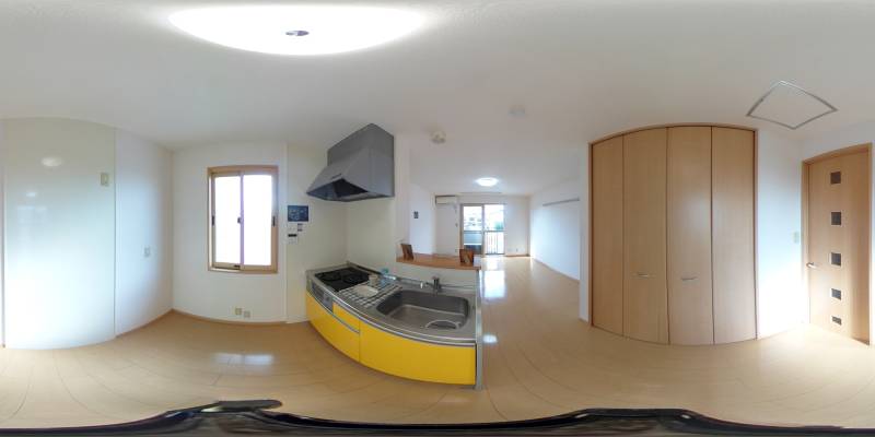 パノラマ画像キッチン