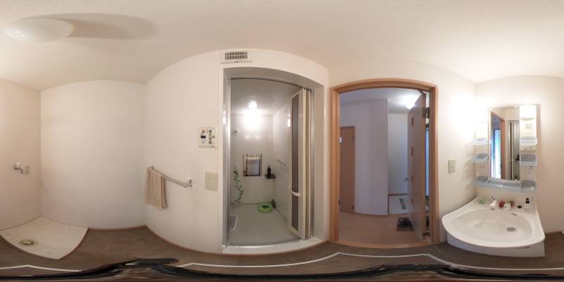 パノラマ画像洗面所