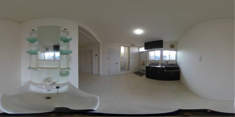 パノラマ画像洗面所