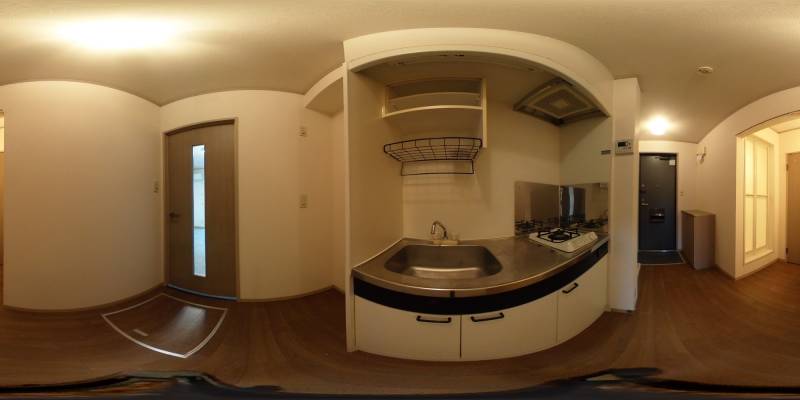 パノラマ画像キッチン